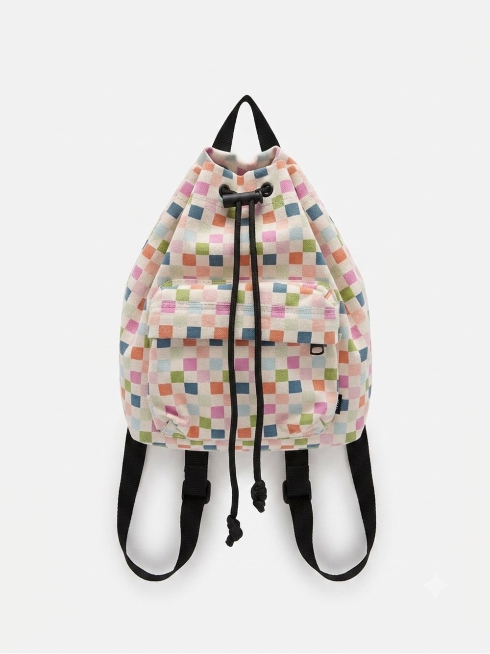 Vans Pastel Multi-Color Checker Mini Drawstring Backpack